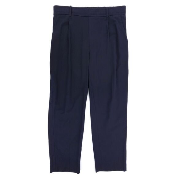NEW Vince Side Stripe Pull-on Trousers In Baltic Navy Pleated Pants Old Money - Picture 1 of 8